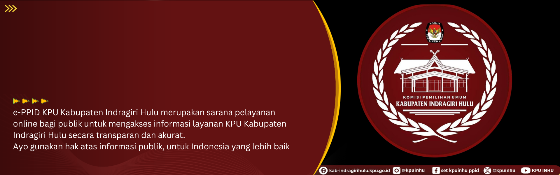 SELAMAT DATANG DI LAYANAN KOMISI PEMILIHAN UMUM KABUPATEN INDRAGIRI HULU